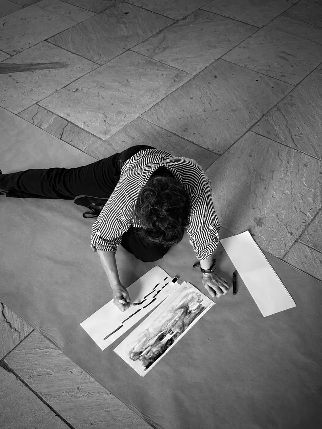 L'artiste à l'atelier